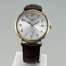 Thumbnail von TISSOT CARSON 18 K / 750 Gelbgold Lederband Faltschließe Full Set Quarz