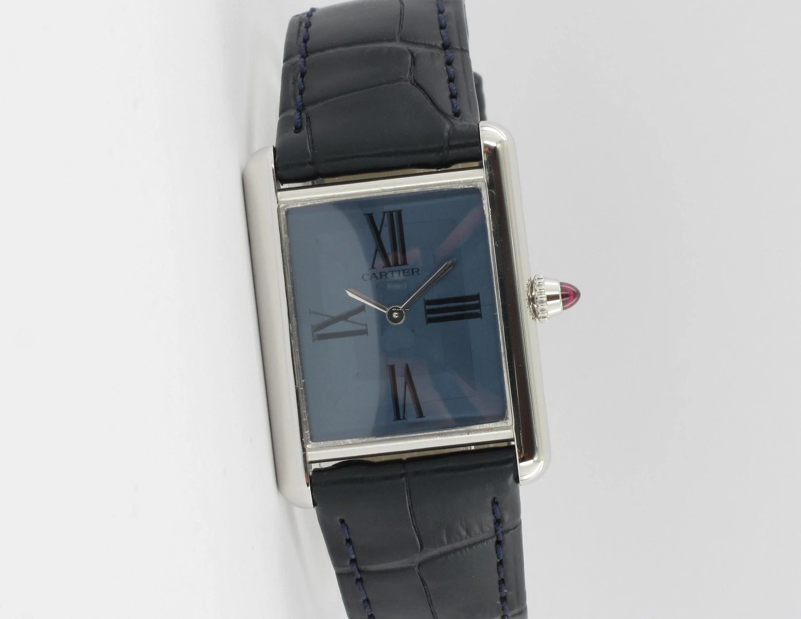  Cartier Tank Louis Cartier Large Model Platin Limited Edition 