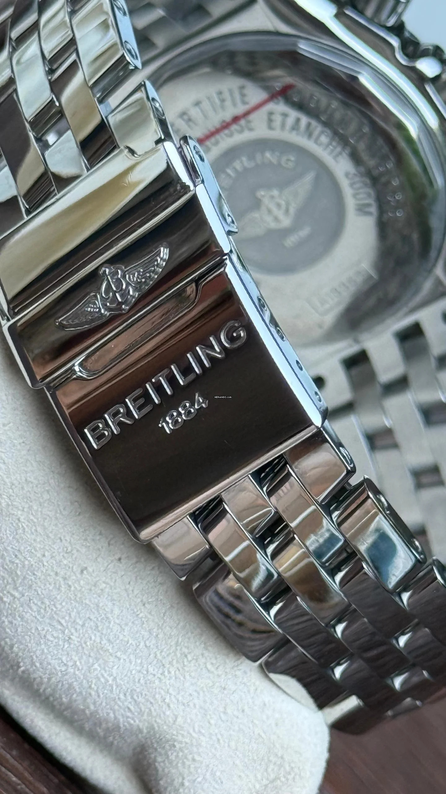 Thumbnail von Breitling Chronomat Evolution MOP Dial top condition </h1>