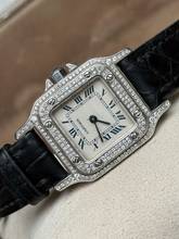 Thumbnail von Cartier Santos Galbée full diamonds pavee </h1>