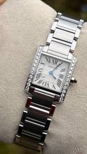 Thumbnail von Cartier Tank Française factory diamonds excellent condition / box + papers </h1>