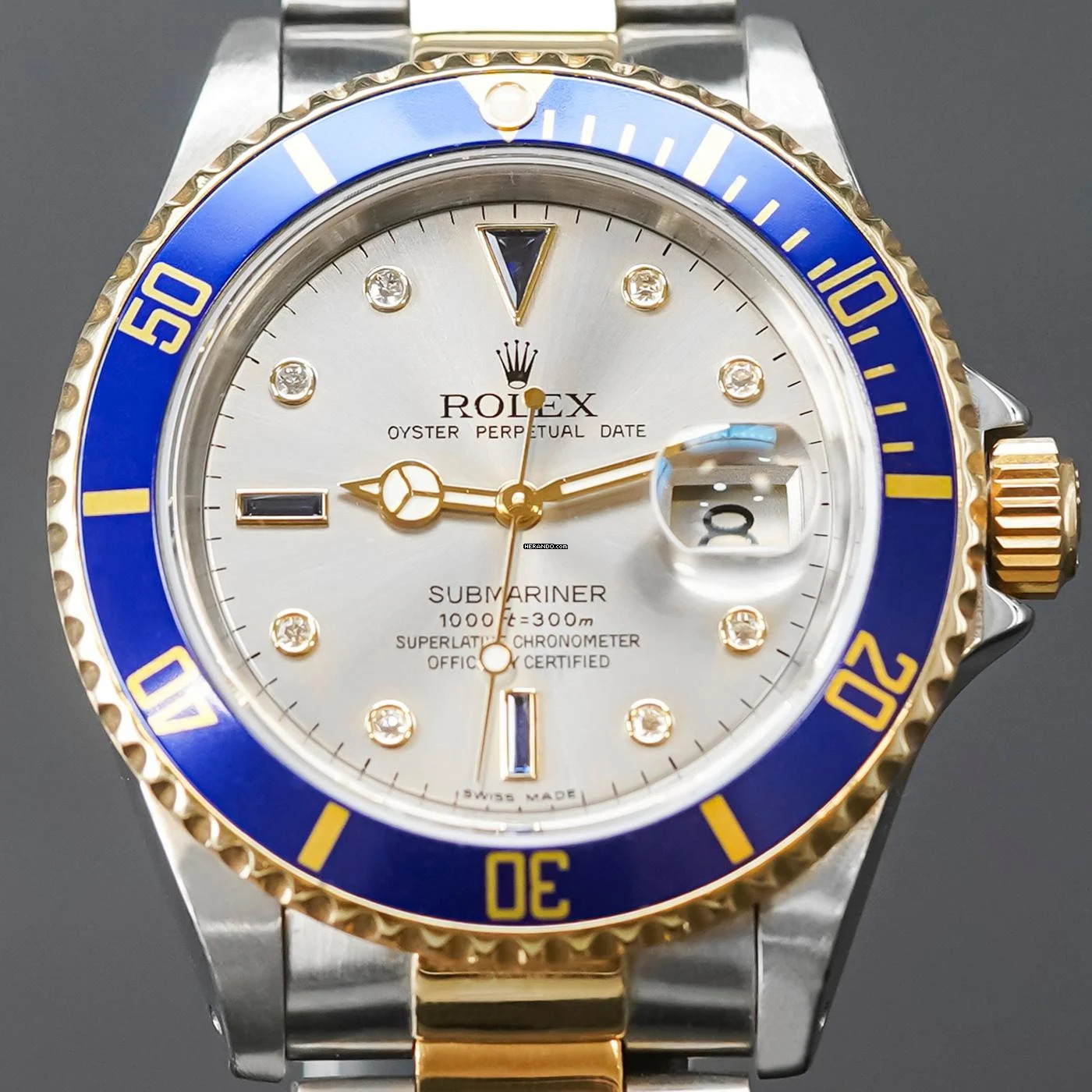  Rolex Submariner Date Sultan Dial FULLSET LC 100 