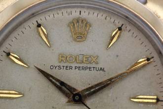 Thumbnail von Rolex Oyster Perpetual 34 Ref.6634 Amtlich geprüfter Chronometer Radium dial with very rare german text