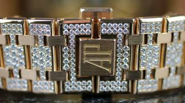 Thumbnail von Audemars Piguet Royal Oak Selfwinding Rosé - VVS Diamond Set - like New - Fullset - 2017