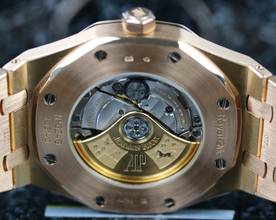 Thumbnail von Audemars Piguet Royal Oak Selfwinding Rosé - VVS Diamond Set - like New - Fullset - 2017