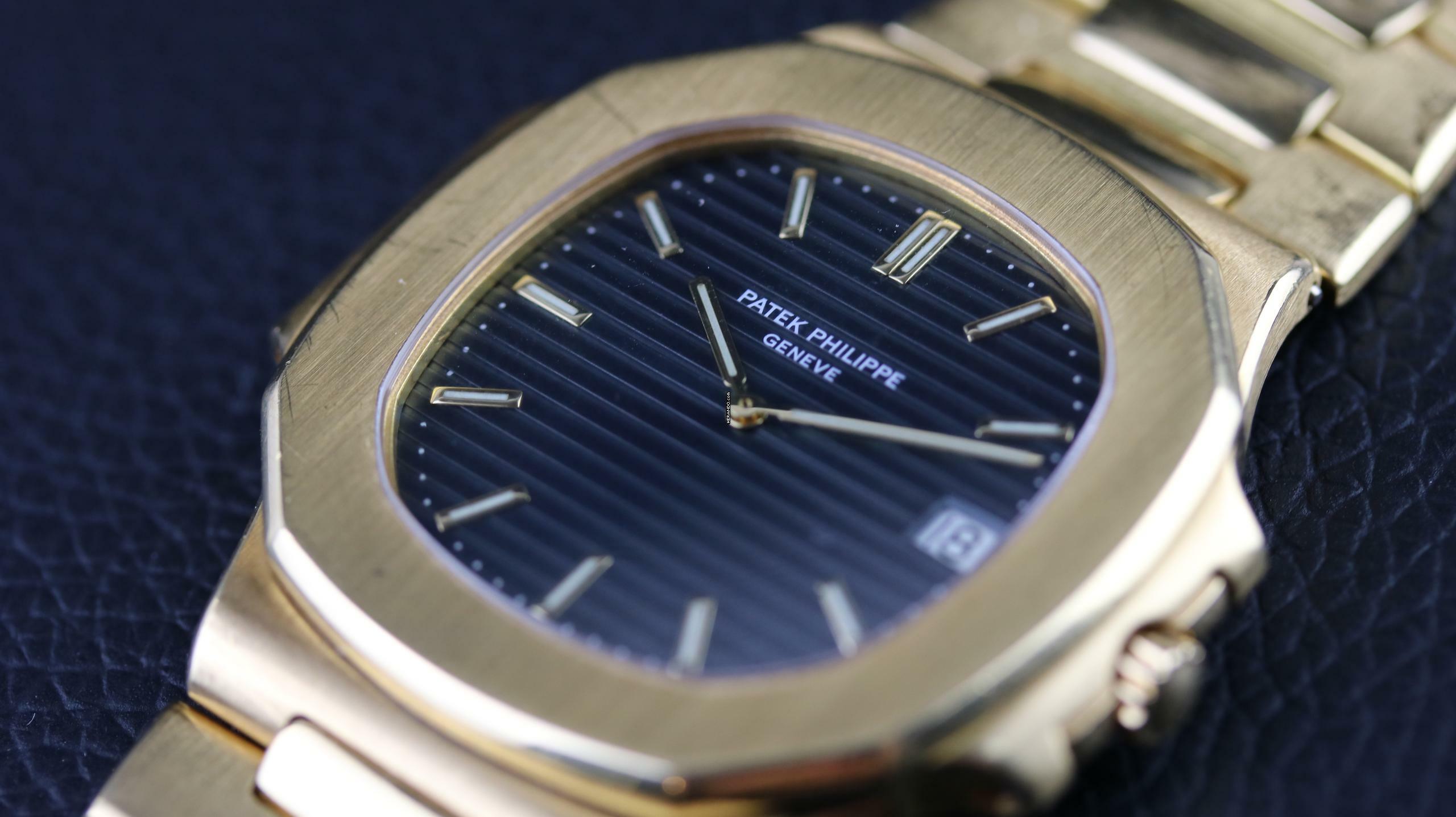 Thumbnail von Patek Philippe Nautilus 3700 - Blue Dial - Only Watch - circa 1980