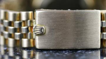 Thumbnail von Rolex Datejust 36 Yellowgold Jubilee 16018 - Tiger Eye - Good Condition - LC100 Papers - 1990