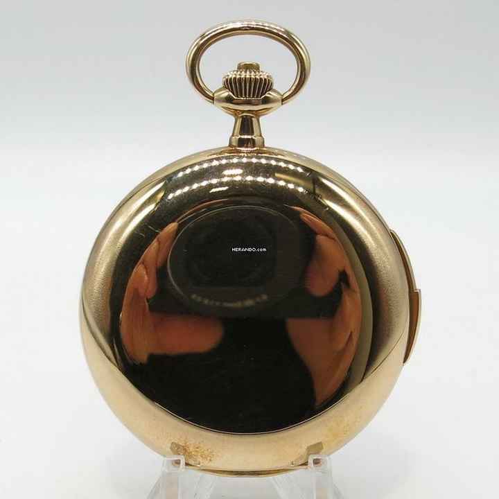  A. Lange & Söhne Goldene Taschenuhr mit Viertelrepetition KAL.43 