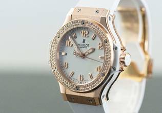 Thumbnail von Hublot Big Bang 38 mm Diamond | 361.PE.2010.RW.1104 | Full Set 2018 | Hublot Service 2025