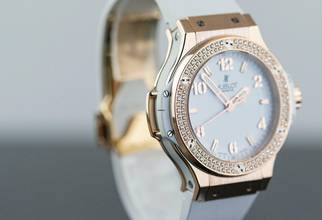 Thumbnail von Hublot Big Bang 38 mm Diamond | 361.PE.2010.RW.1104 | Full Set 2018 | Hublot Service 2025