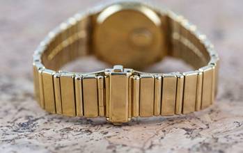 Thumbnail von Piaget Polo very rare Vintage Polo | 761 C 701 D | Onyx dial | Yellowgold </h1>