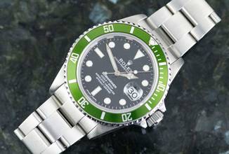 Thumbnail von Rolex Submariner Date Kermit | 16610 | F Serial | Full Set 2004 </h1>