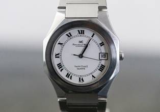 Thumbnail von IWC Yacht Club II | 3012 | Papers + invoice 1982 | unpolished | Steel </h1>