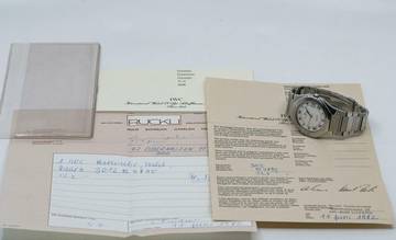 Thumbnail von IWC Yacht Club II | 3012 | Papers + invoice 1982 | unpolished | Steel </h1>