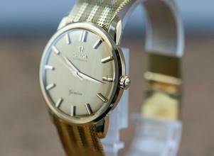 Thumbnail von Omega Genève Dress Watch | 14702 | Automatic | Papers 1966 | orig. Goldbracelet