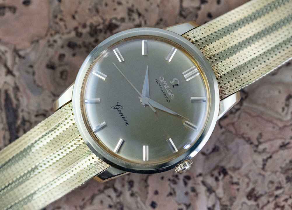  Omega Genève Dress Watch | 14702 | Automatic | Papers 1966 | orig. Goldbracelet 