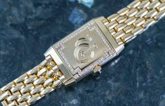 Thumbnail von Jaeger-LeCoultre Reverso Lady Joaillerie Diamond | 267.1.86 | Full Set 2001 | Yellowgold