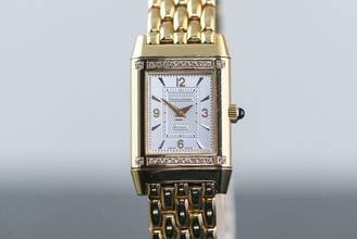 Thumbnail von Jaeger-LeCoultre Reverso Lady Joaillerie Diamond | 267.1.86 | Full Set 2001 | Yellowgold