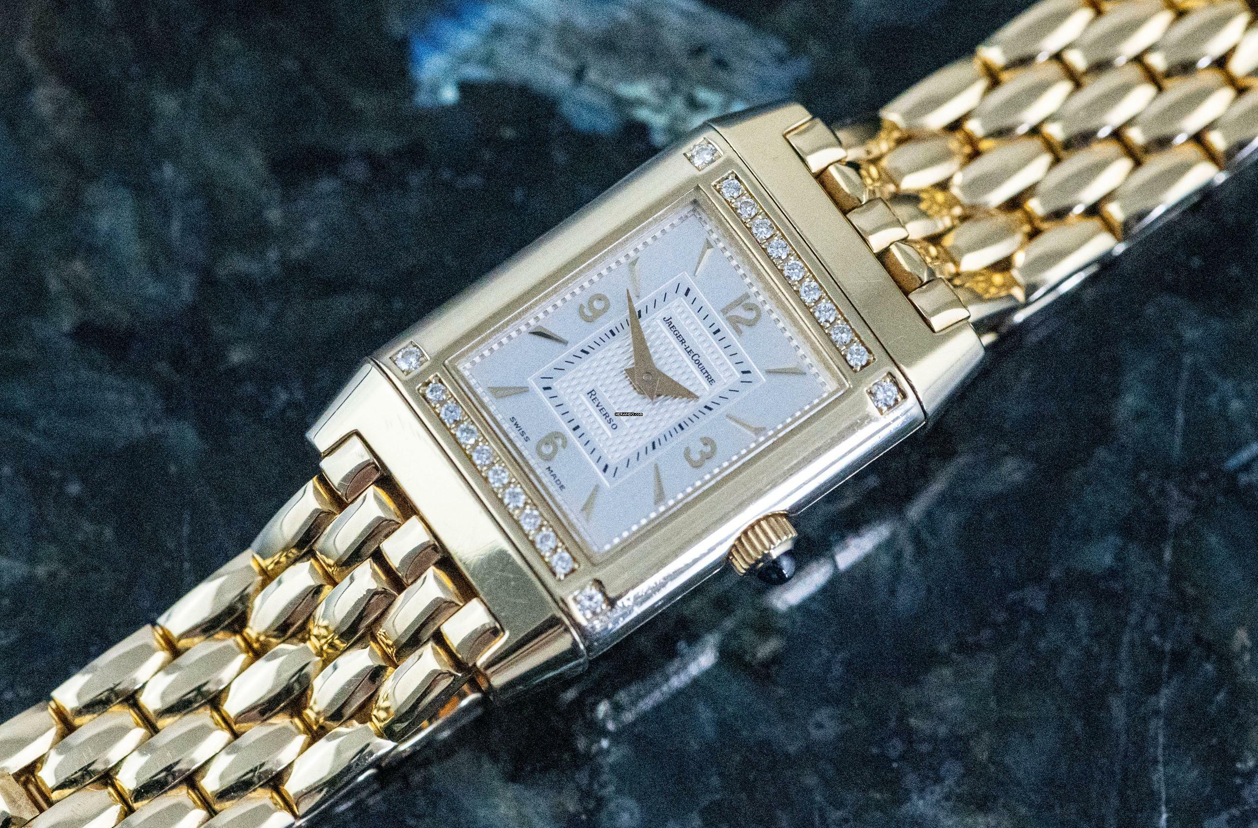 Jaeger-LeCoultre Reverso Lady Joaillerie Diamond | 267.1.86 | Full Set 2001 | Yellowgold