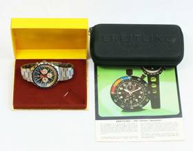 Thumbnail von Breitling Chronograph 812 GMT Valjoux 724 very rare