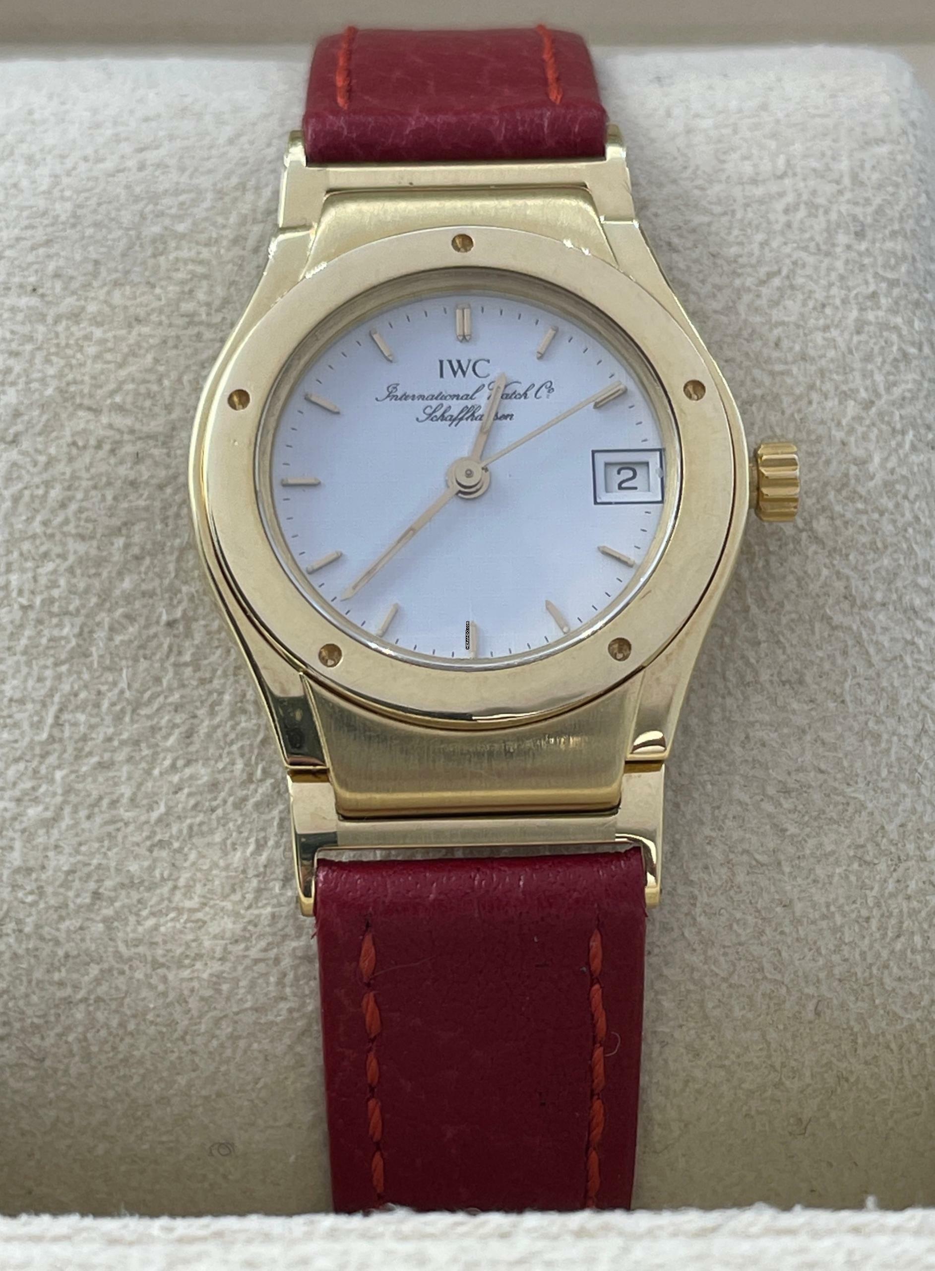 IWC Ingenieur Gold 18Kt. lady 24mm Quarz top condition </h1>