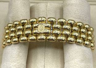 Thumbnail von Chopard Happy Sport Yellwogold 18Kt. Factory Diamonds Quartz with Papers Top Condition </h1>