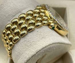 Thumbnail von Chopard Happy Sport Yellwogold 18Kt. Factory Diamonds Quartz with Papers Top Condition </h1>