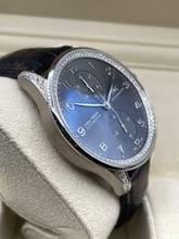 Thumbnail von IWC Portugieser Chronograph 18Kt Whitegold Rhodium Dial Factory Diamonds Setting NICE Condition