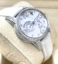Thumbnail von Girard Perregaux Cat's Eye Whitegold Mop Dial Original Diamond Setting Automatic Top Condition </h1>