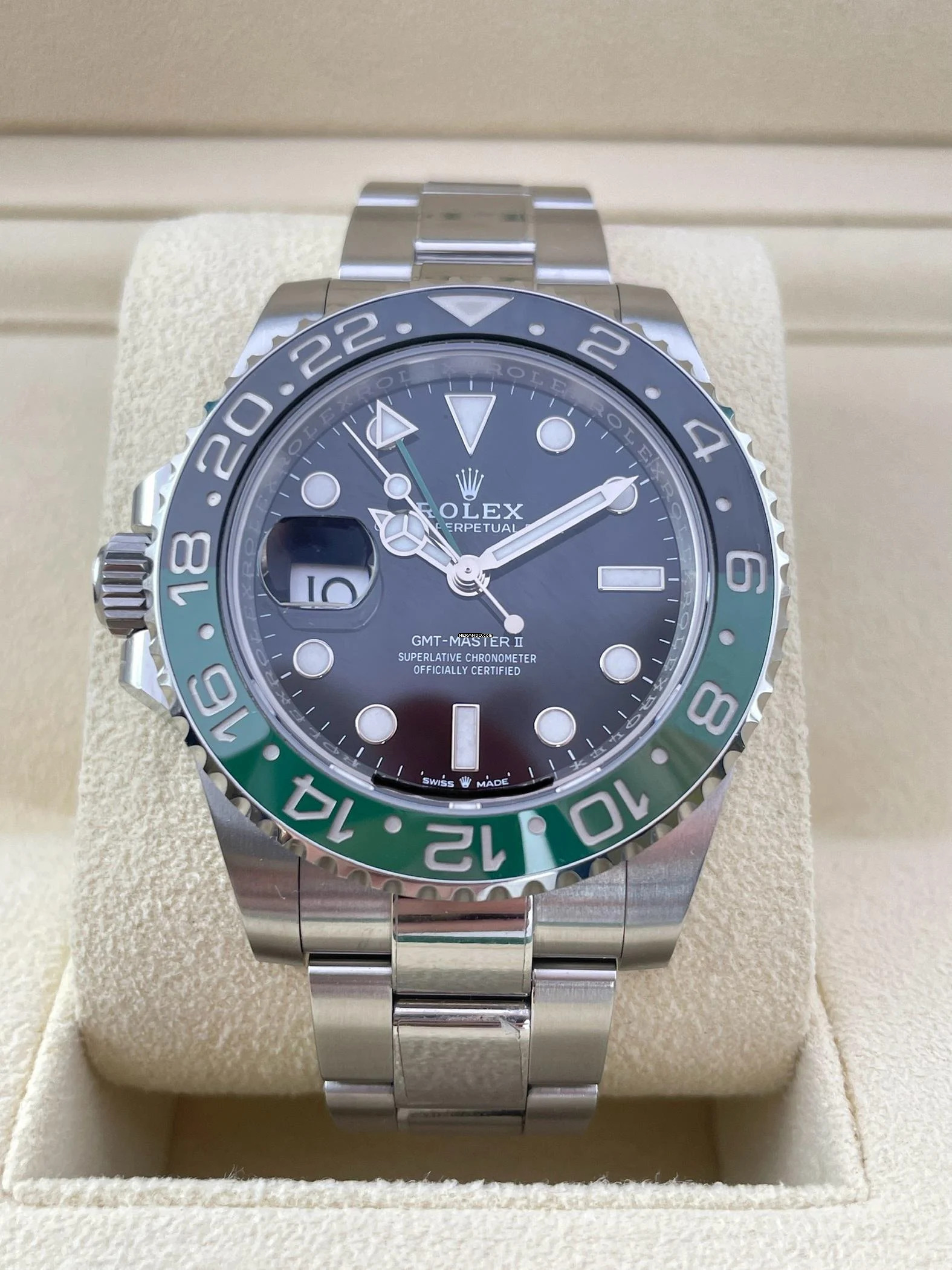 Rolex GMT-Master II SPRITE LEFT HAND 2023 Oyster MINT CONDITON FULL SET with BOX&PAPERS
