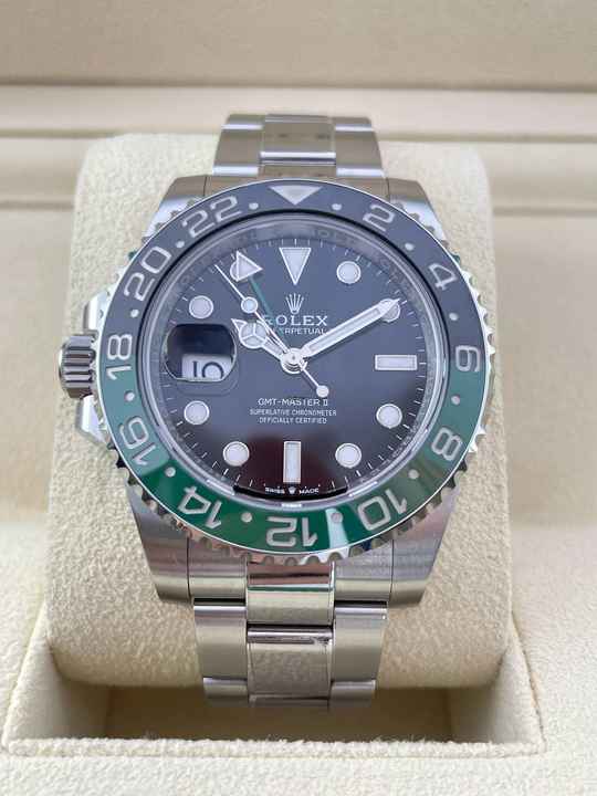  Rolex GMT-Master II SPRITE LEFT HAND 2023 Oyster MINT CONDITON FULL SET with BOX&PAPERS 