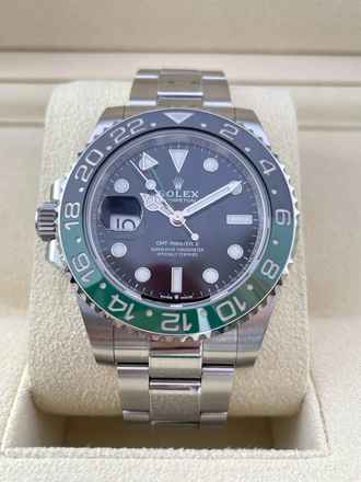  Rolex GMT-Master II SPRITE LEFT HAND 2023 Oyster MINT CONDITON FULL SET with BOX&PAPERS 