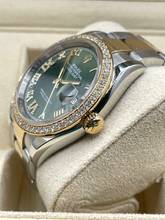 Thumbnail von Rolex Datejust 36 GREEN XI VI Diamond DIAL Steel/Gold Top Condition with Box&Papers 2021