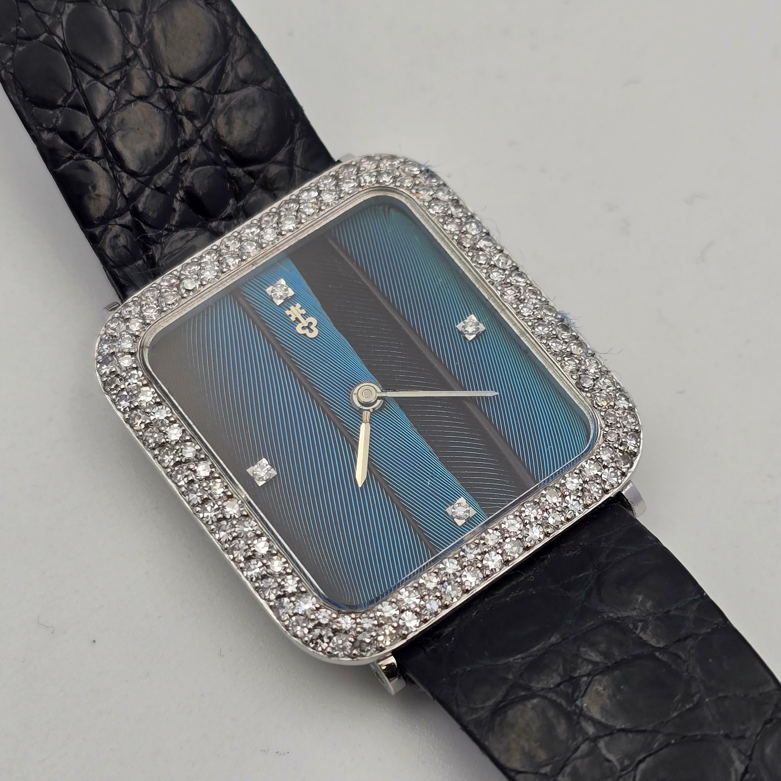 Corum Peacock Weißgold 18k mit Diamanten </h1>