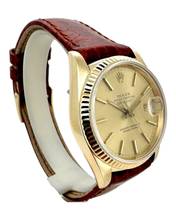Thumbnail von Rolex Datejust 36 mm 18k Gold Referenz 16018 </h1>