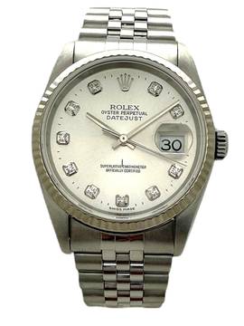  Rolex Datejust 36 Oyster Perpetual Datejust Diamond Dial Referenz 16234 