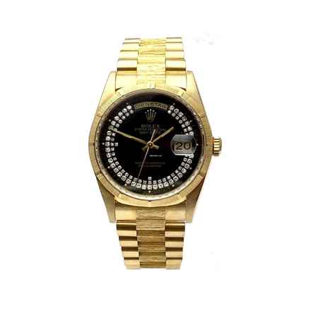  Rolex Day-Date 36 Borke String Diamond-Dial  