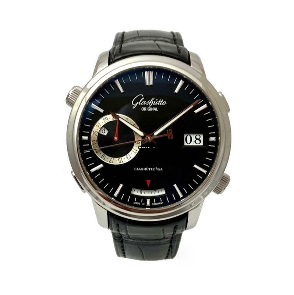 Glashütte Original Senator Terminkalender Diary Terminkalender Edelstahl </h1>