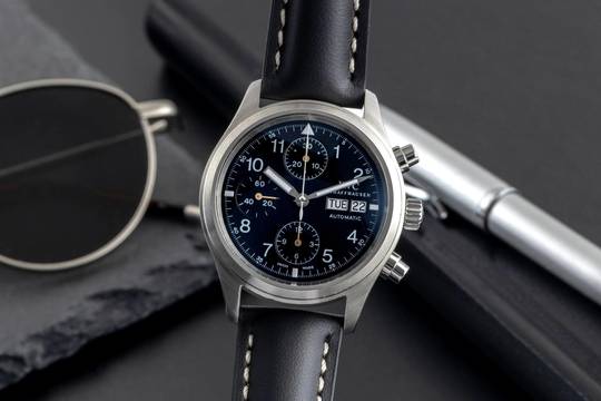  IWC Fliegeruhr Chronograph Fliegerchronograph Chronograph Stahl Automatik Herrenuhr Ref. IW370607  