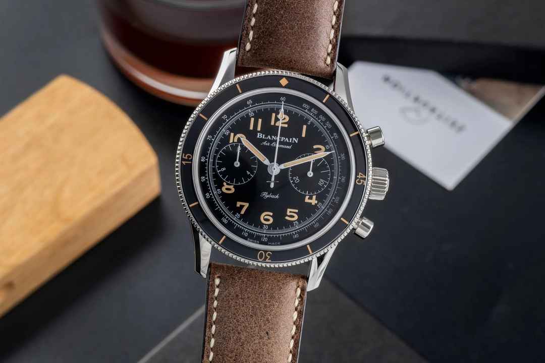  Blancpain Air Command Chronograph Flyback Automatik Stahl Ref. AC01-1130 B&P  