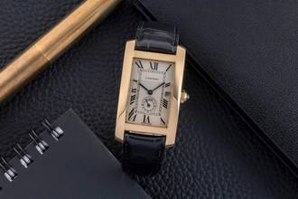 Thumbnail von Cartier Tank Américaine 18k (0,750) Gold Quarz Unisex Ref. W2600351