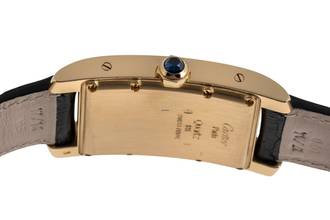 Thumbnail von Cartier Tank Américaine 18k (0,750) Gold Quarz Unisex Ref. W2600351