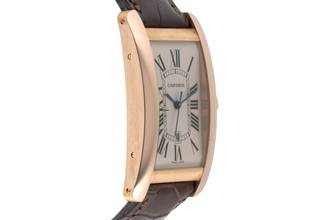 Thumbnail von Cartier Tank Américaine 18k (0,750) Gold Automatik Herrenuhr Ref. W2609156