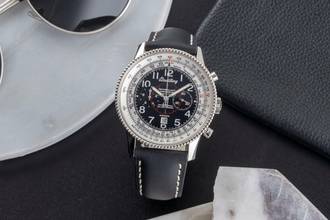 Thumbnail von Breitling Montbrillant Navitimer Montbrillant Chronograph Limitiert 18K Weissgold Ref J35330