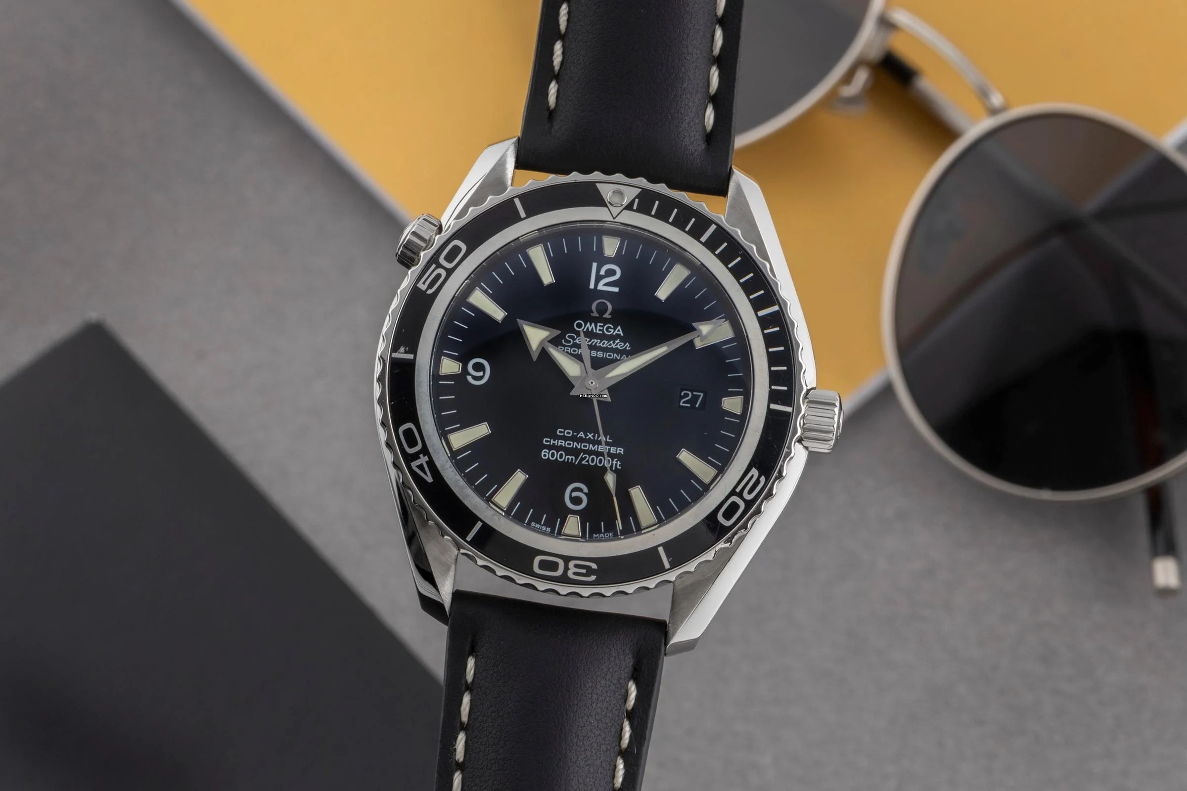 Omega Seamaster Planet Ocean 45,5 Automatik Co Axial Ref 2200.50.00