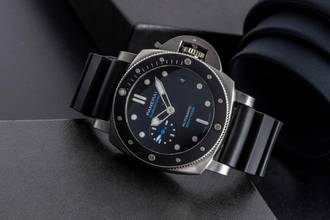Thumbnail von Panerai Submersible Edelstahl Automatik Herrenuhr Ref. PAM01683