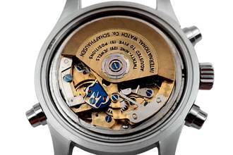 Thumbnail von IWC Fliegeruhr Doppelchronograph Edelstahl Black Dial Automatik Herrenuhr Ref. IW371302