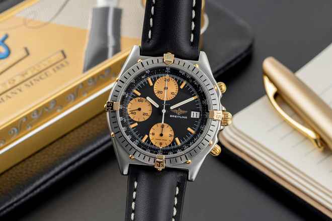  Breitling Chronomat Chronograph Stahl Automatik Herren Ref. B13055 Papiere 1997  