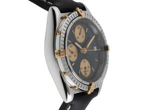 Thumbnail von Breitling Chronomat Chronograph Stahl / vergoldet Automatik Ref. B13048 B&P