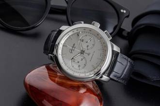 Thumbnail von Glashütte Original Senator Chronograph XL Stahl Automatik Herrenuhr Ref. 39-34-21-42-04